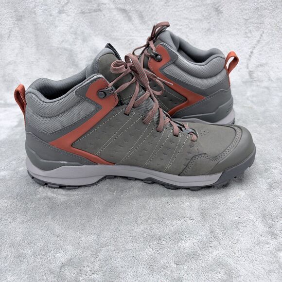 Oboz Footwear Other - Oboz Sypes Mid B-Dry Men’s Gray/Orange Leather Waterproof Hiking Boots  Size 10